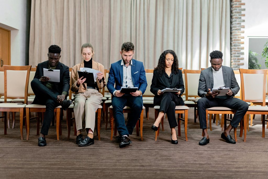 English Job Interview in progress